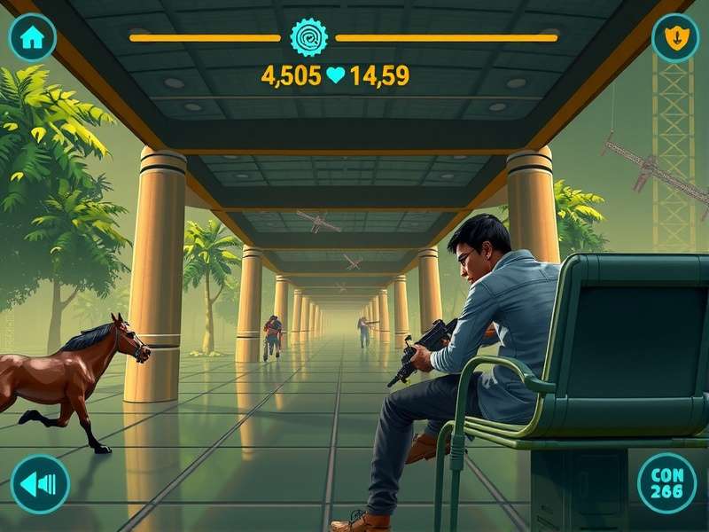 Indian Gamers Playing Mint Marauder